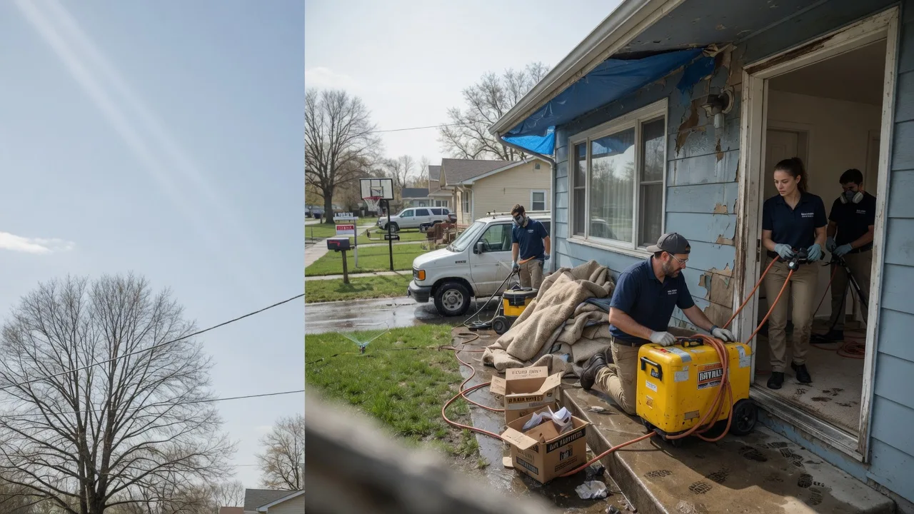 Basement Flood Cleanup in Grantville, KS near me
